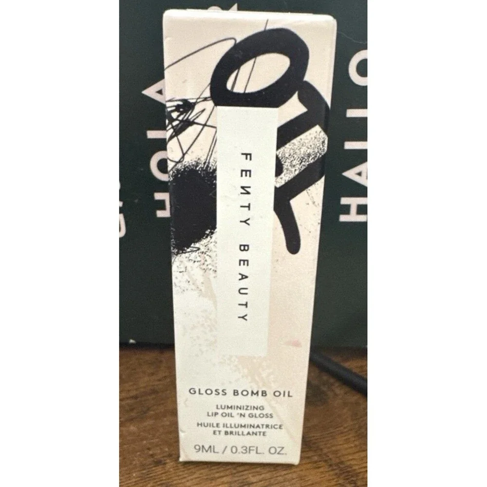 FENTY BEAUTY BY RIHANNA GLOSS BOMB LUMINIZING LIP OIL N GLOSS  06 FENTY GLOW